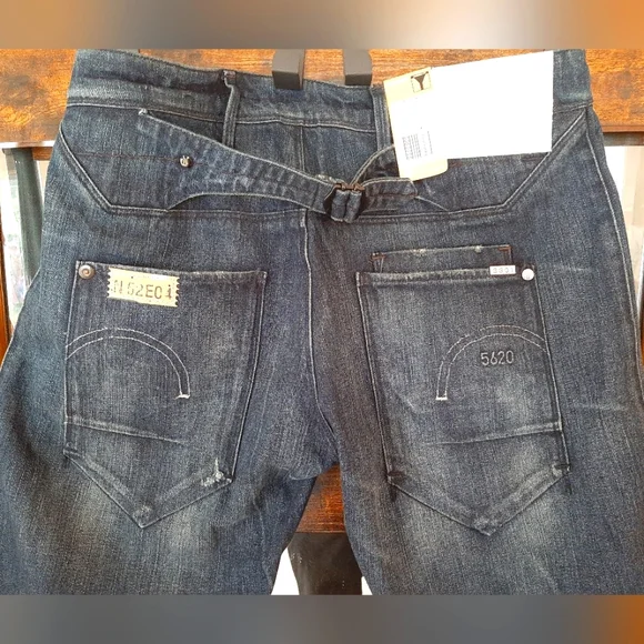 NWT G Star Raw loose tapered zip Ankle 3301 jeans